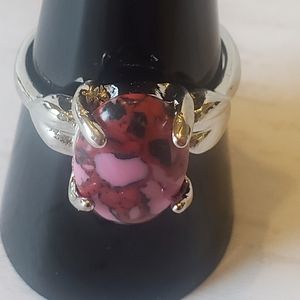 1. Oval, Boho style Vintage Ring, size 10 (US-9), NWT